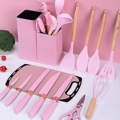 Kitchen Cooking Utensils and Knife Set